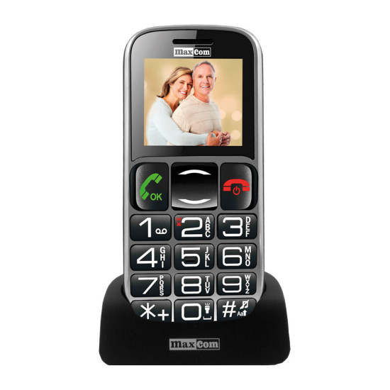 TELEFONO MOVIL MAXCOM MM462 BLACK SILVER Móviles básicos TELEFONO MOVIL MAXCOM MM462 BLACK SILVER Móviles básicos
