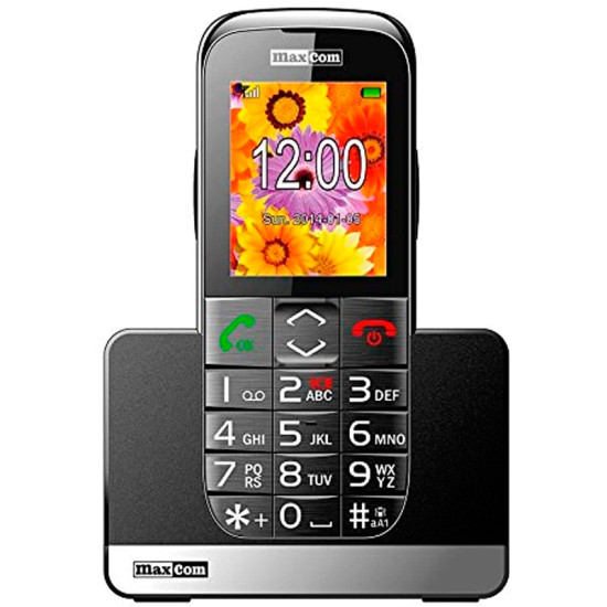 TELEFONO MOVIL MAXCOM MM720 BLACK 2.2PULGADAS Teléfonos móviles