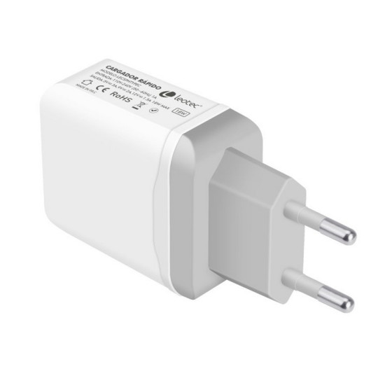 CARGADOR PARED LEOTEC CON CABLE TIPO Baterías y cargadores portátiles