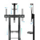 SOPORTE SUELO TV TOOQ FS20400HM - B 60 PULGADAS - 100 PULGADAS Soportes monitores  tv