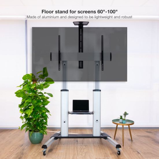 SOPORTE SUELO TV TOOQ FS20300M - B 60 PULGADAS - 100 PULGADAS Soportes monitores  tv
