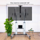 SOPORTE SUELO TV TOOQ FS20300M - B 60 PULGADAS - 100 PULGADAS Soportes monitores  tv