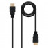 CABLE NANOCABLE HDMI MACHO - MACHO NEGRO 1M
