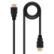 CABLE NANOCABLE HDMI MACHO - MACHO NEGRO 1M Cables audio vídeo CABLE NANOCABLE HDMI MACHO - MACHO NEGRO 1M Cables audio vídeo