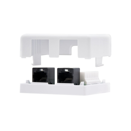 ROSETA NANOCABLE 2 TOMAS CAT.6 UTP Accesorios redes ROSETA NANOCABLE 2 TOMAS CAT.6 UTP Accesorios redes