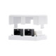 ROSETA NANOCABLE 2 TOMAS CAT.6 UTP Accesorios redes ROSETA NANOCABLE 2 TOMAS CAT.6 UTP Accesorios redes