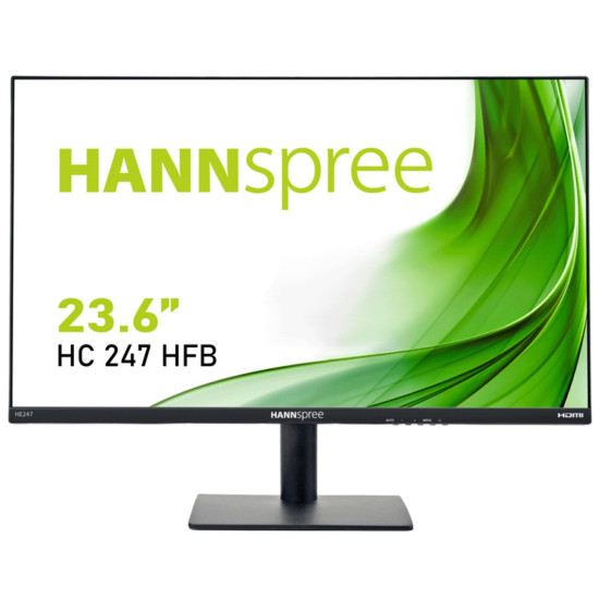 MONITOR LED 23.6PULGADAS HANNSPREE HE247HFB PLANA Monitores