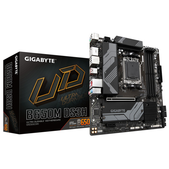 PLACA BASE GIGABYTE B650M DS3H AM5 Placas base