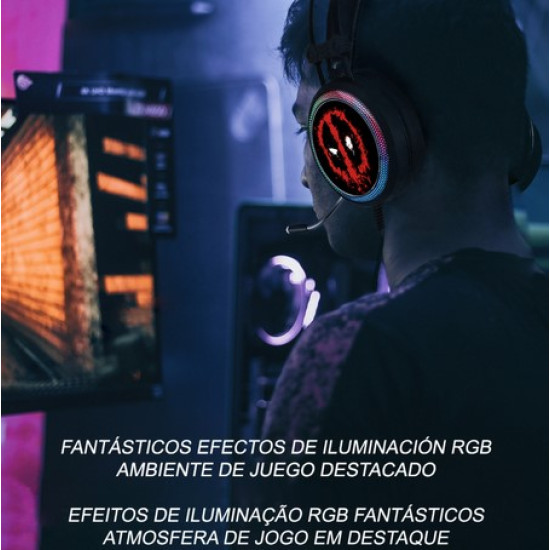 AURICULARES GAMING ER GROUP DEADPOOL MARVEL Auriculares