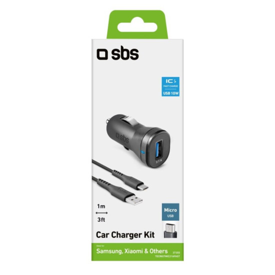 KIT CARGADOR COCHE MINI SBS 1X Baterías y cargadores portátiles