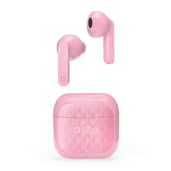 AURICULARES INALAMBRICOS MAGNETICOS SBS TEEARAIRFREETWSBTP ROSA Auriculares