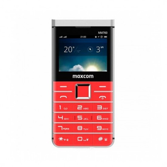 TELEFONO MOVIL MAXCOM MM760 RED 2.36PULGADAS Teléfonos móviles