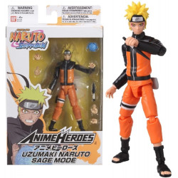 FIGURA BANDAI ANIME HEROES NARUTO UZUMAKI