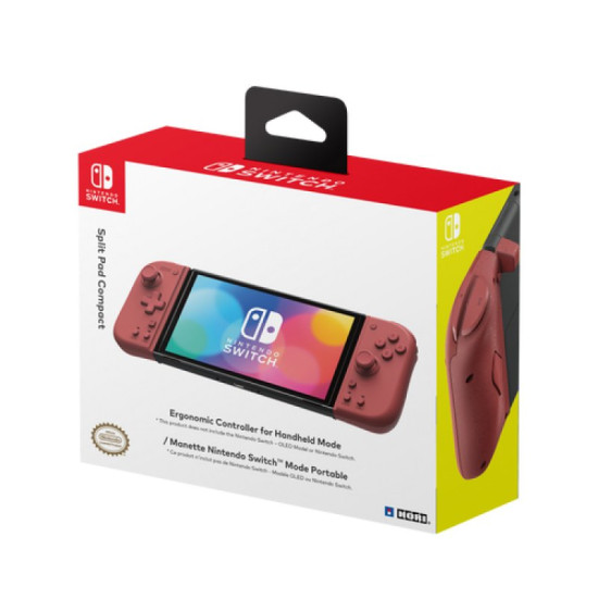SPLITPAD HORI COMPACT ROJO MELOCOTON NINTENDO Accesorios nintendo switch SPLITPAD HORI COMPACT ROJO MELOCOTON NINTENDO Accesorios nintendo switch