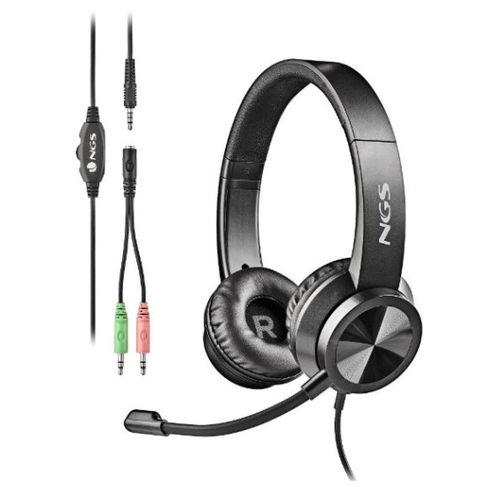 AURICULARES NGS CON MICROFONO AJUST JACK Auriculares AURICULARES NGS CON MICROFONO AJUST JACK Auriculares