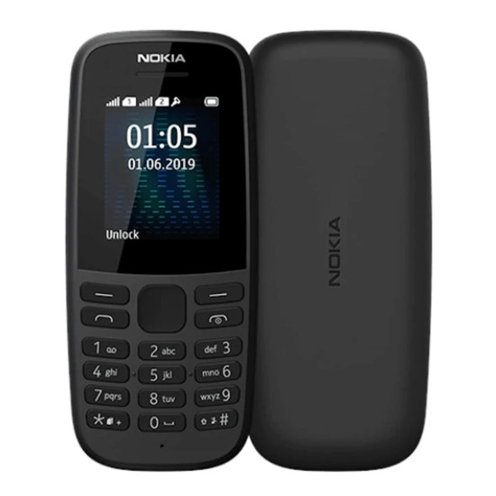 TELEFONO MOVIL NOKIA 105 NEGRO 1.8PULGADAS Teléfonos móviles