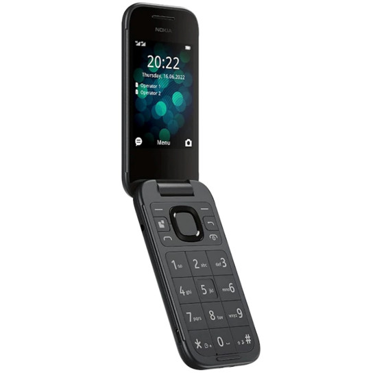 TELEFONO MOVIL NOKIA FLIP 2660 NEGRO Teléfonos móviles