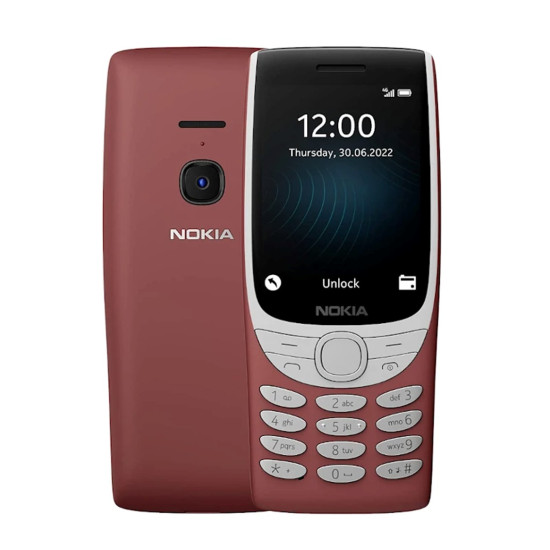 TELEFONO MOVIL NOKIA 8210 ROJO 2.8PULGADAS Teléfonos móviles