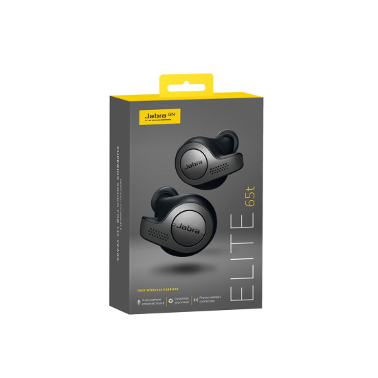 AURICULARES INALAMBRICOS JABRA ELITE 65T NEGRO Auriculares