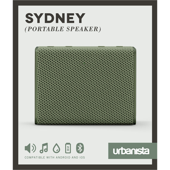 ALTAVOZ PORTATIL URBANISTA SYDNEY BLUETOOTH VERDE Altavoces ALTAVOZ PORTATIL URBANISTA SYDNEY BLUETOOTH VERDE Altavoces