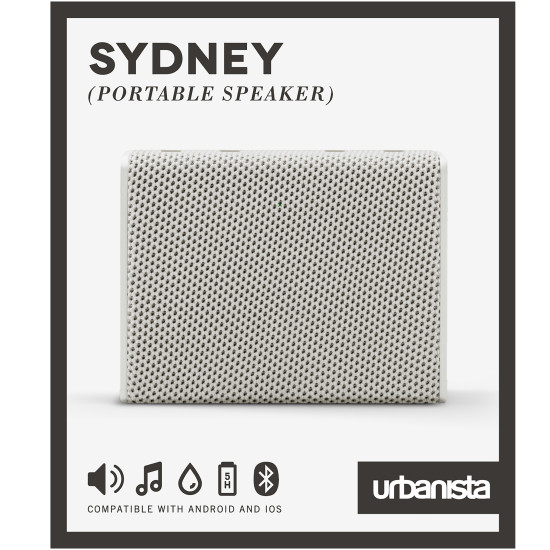 ALTAVOZ PORTATIL URBANISTA SYDNEY BLUETOOTH BLANCO Altavoces ALTAVOZ PORTATIL URBANISTA SYDNEY BLUETOOTH BLANCO Altavoces