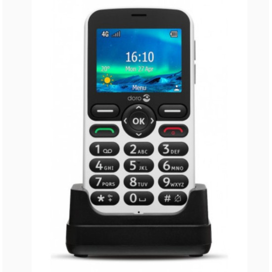 TELEFONO MOVIL DORO 5860 WHITE BLACK Teléfonos móviles