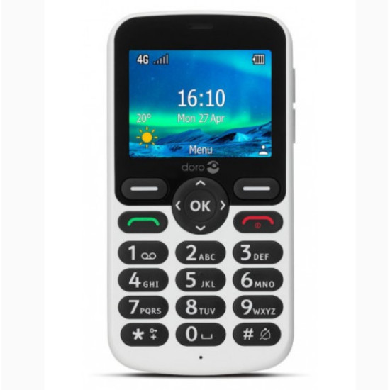 TELEFONO MOVIL DORO 5860 WHITE BLACK Móviles básicos TELEFONO MOVIL DORO 5860 WHITE BLACK Móviles básicos