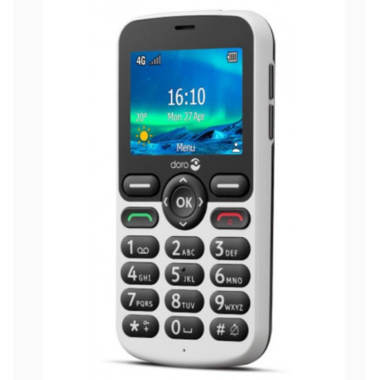 TELEFONO MOVIL DORO 5860 WHITE BLACK Móviles básicos TELEFONO MOVIL DORO 5860 WHITE BLACK Móviles básicos