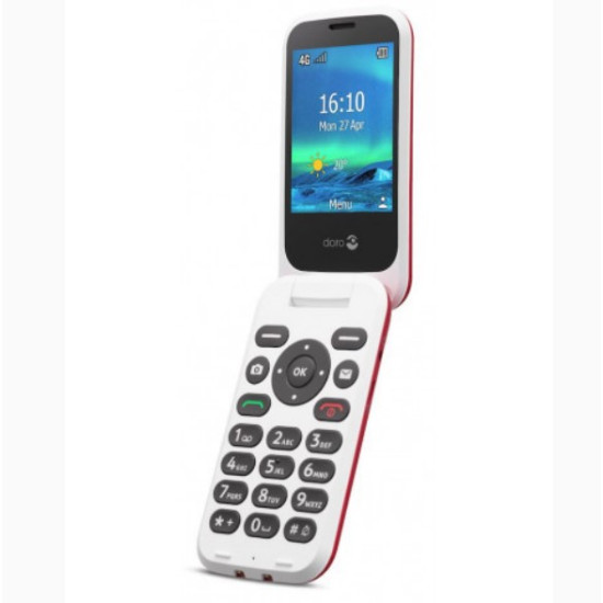TELEFONO MOVIL DORO 6820 RED WHITE Móviles básicos TELEFONO MOVIL DORO 6820 RED WHITE Móviles básicos