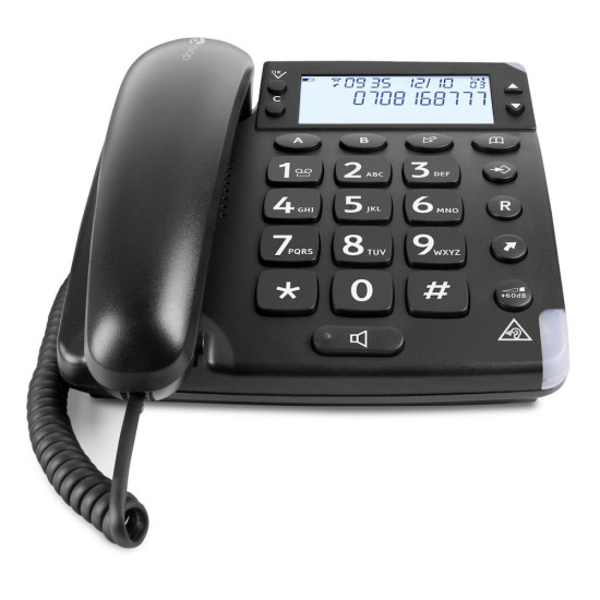 TELEFONO FIJO DORO MAGNA BLACK NEGRO Teléfonos fijos TELEFONO FIJO DORO MAGNA BLACK NEGRO Teléfonos fijos