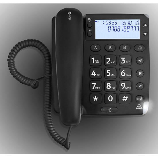 TELEFONO FIJO DORO MAGNA BLACK NEGRO Teléfonos fijos TELEFONO FIJO DORO MAGNA BLACK NEGRO Teléfonos fijos