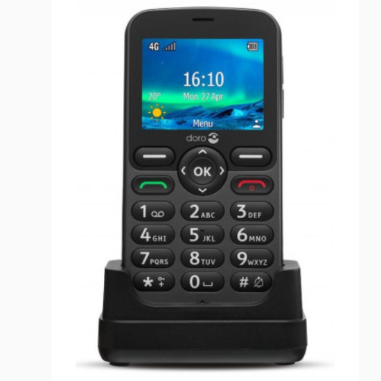 TELEFONO MOVIL DORO 5860 BLACK 2.4PULGADAS Teléfonos móviles