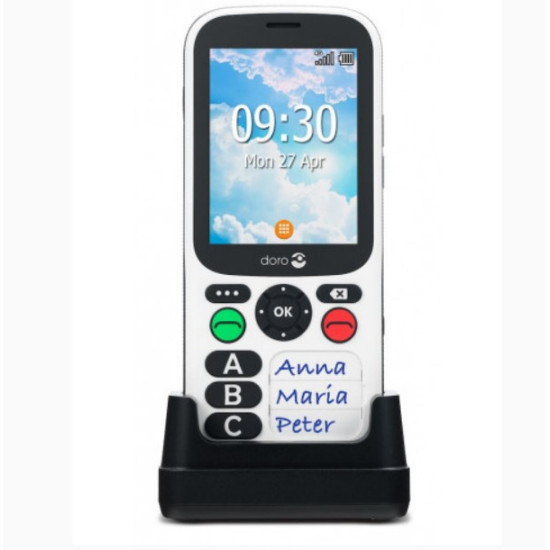 TELEFONO MOVIL DORO 780X BLACK WHITE Móviles básicos
