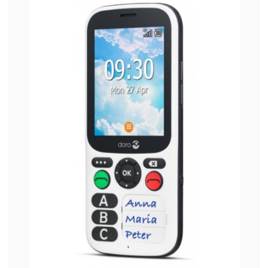 TELEFONO MOVIL DORO 780X BLACK WHITE Móviles básicos