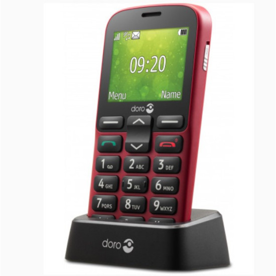 TELEFONO MOVIL DORO 1380 RED 0.3MPX Teléfonos móviles