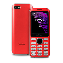 TELEFONO MOVIL MYPHONE MAESTRO RED 2.8 PULGADAS