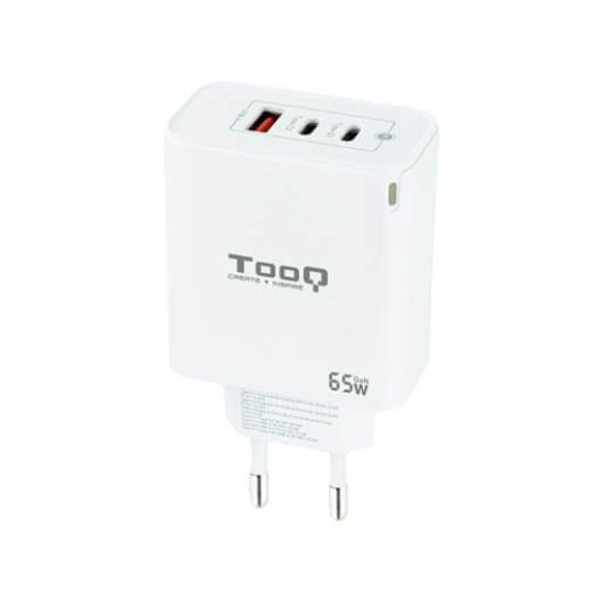 CARGADOR PARED TOOQ TRIPLE 2XUSB - C + Baterías y cargadores portátiles