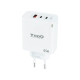 CARGADOR PARED TOOQ TRIPLE 2XUSB - C + Baterías y cargadores portátiles CARGADOR PARED TOOQ TRIPLE 2XUSB - C + Baterías y cargadores portátiles