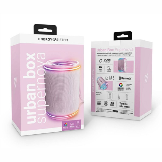 ALTAVOZ ENERGY SISTEM URBAN BOX SUPERNOVA Altavoces ALTAVOZ ENERGY SISTEM URBAN BOX SUPERNOVA Altavoces
