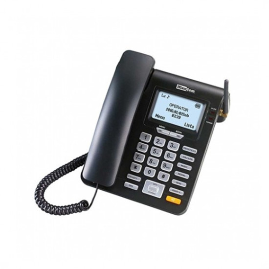 TELEFONO FIJO MAXCOM MM28D BLACK Teléfonos fijos