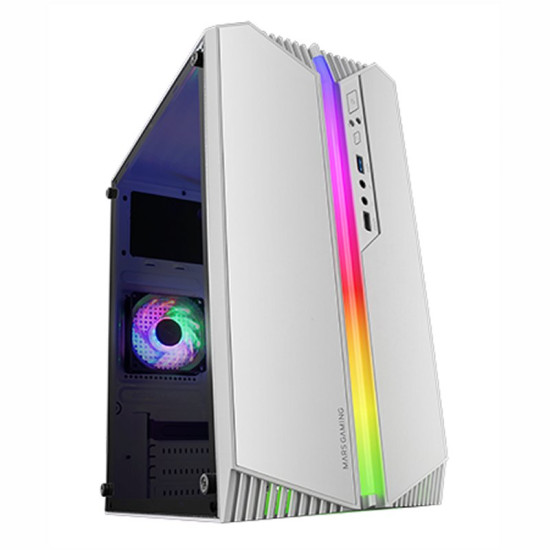 CAJA ORDENADOR MARS GAMING MC - S1 BLANCO Cajas CAJA ORDENADOR MARS GAMING MC - S1 BLANCO Cajas