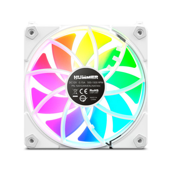 VENTILADOR CAJA NOX HUMMER EASYLINK WHITE Refrigeracion cpu VENTILADOR CAJA NOX HUMMER EASYLINK WHITE Refrigeracion cpu