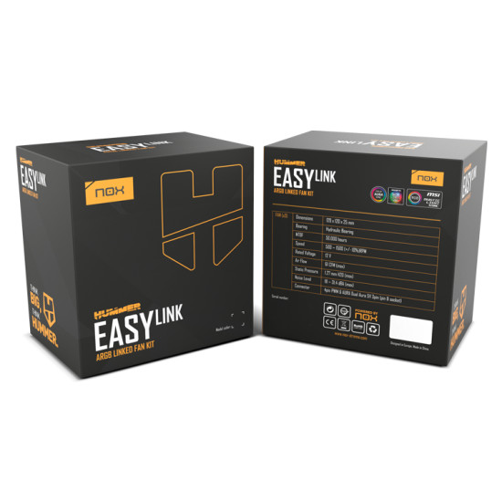 VENTILADOR CAJA NOX HUMMER EASYLINK WHITE Refrigeracion cpu VENTILADOR CAJA NOX HUMMER EASYLINK WHITE Refrigeracion cpu