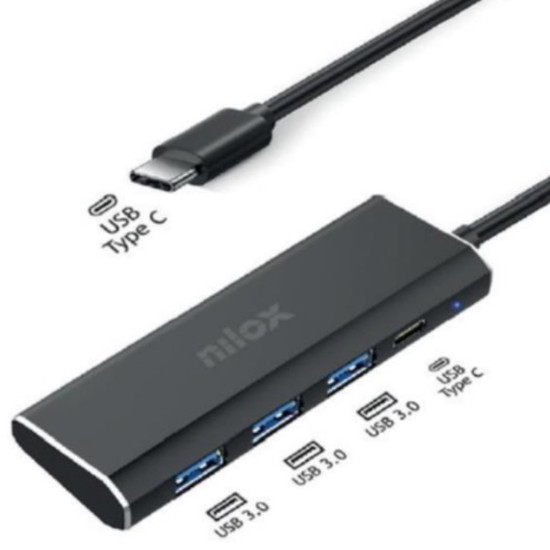 HUB NILOX 1 X USB TIPO Hubs