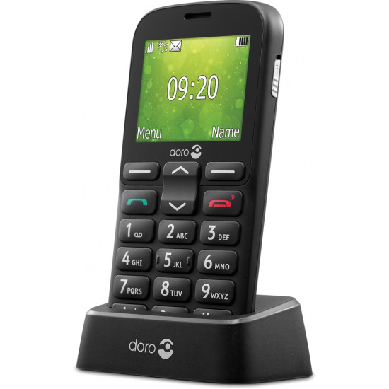 TELEFONO MOVIL DORO 1380 BLACK 0.3MPX Teléfonos móviles