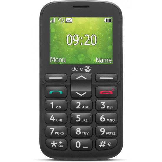 TELEFONO MOVIL DORO 1380 BLACK 0.3MPX Móviles básicos
