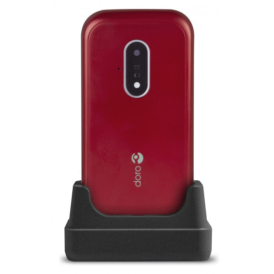 MÓVIL DORO 7030 ROJO Y BLANCO Móviles básicos