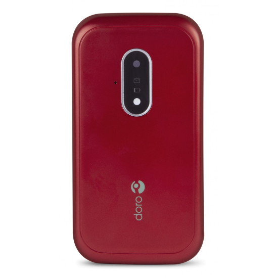 MÓVIL DORO 7030 ROJO Y BLANCO Móviles básicos