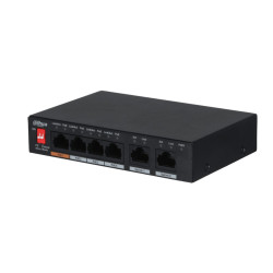 SWITCH DAHUA DH - PFS3006 - 4ET - 60 POE 6 PUERTOS