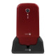 TELEFONO MOVIL DORO 2404 RED WHITE Móviles básicos